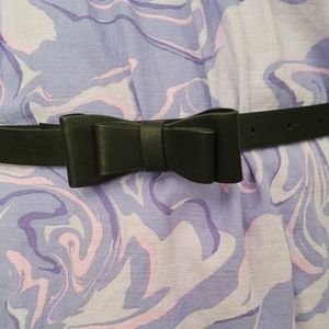 TORRID BOW TIE BELT BLACK SIZE 1